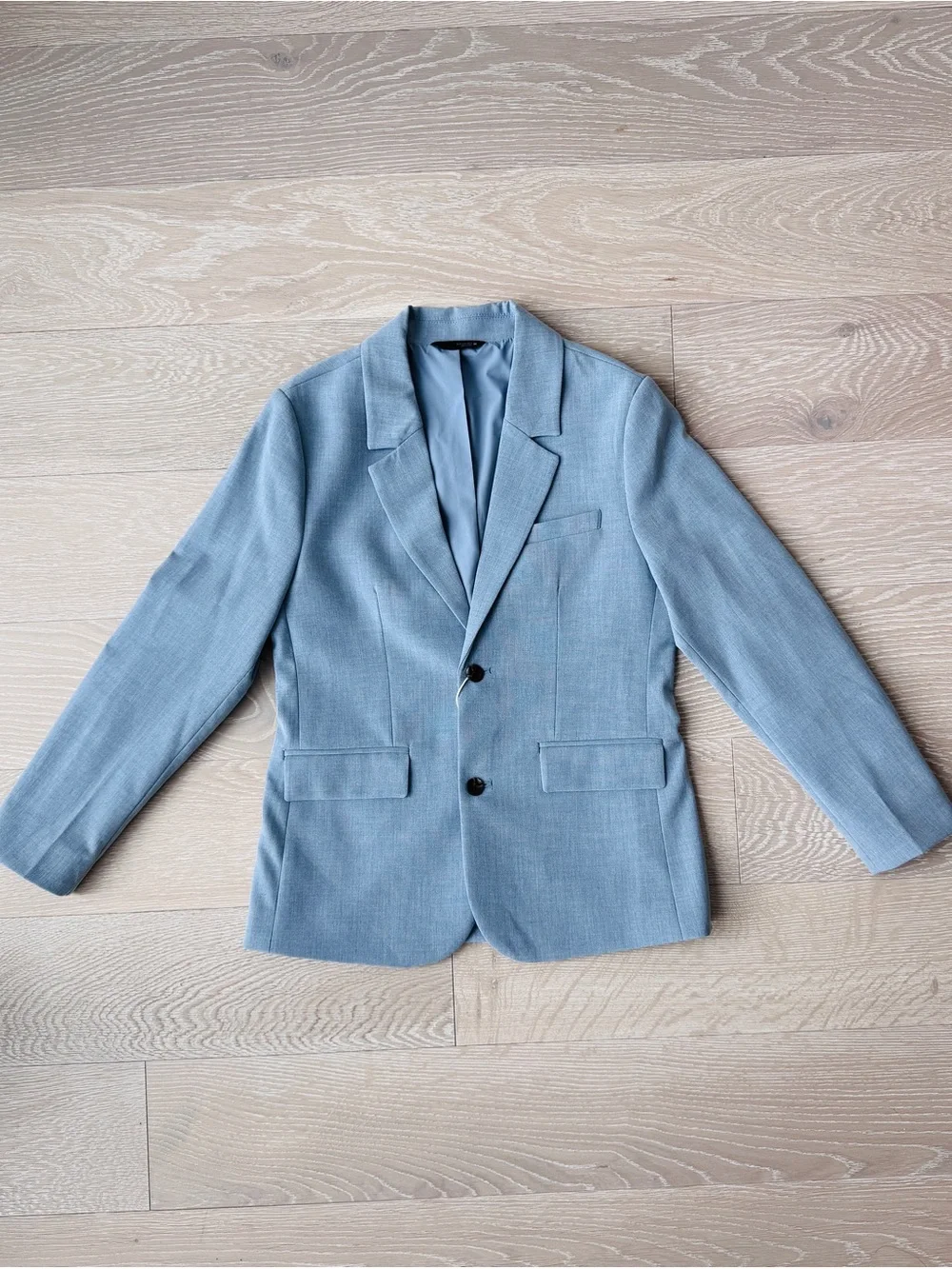 Zara Kid’s Suit Jacket in Pastel Blue
